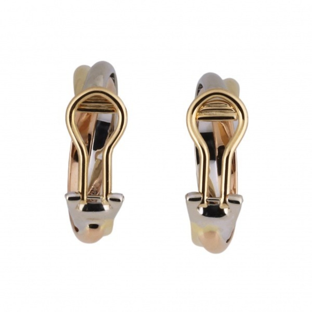 CARTIER Trinity Earrings/Earrings K18YG Yellow Gold K18PG Pink K18WG White - Picture 3 of 3